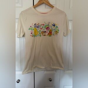 Vera Bradley Cream Short Sleeve Tee with Whimsical Designs
